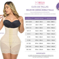 FP1315 PETITE FAJA DE PIERNA COMPLETA ESTRAPLE RELOJ DE ARENA CON DOBLE TALLA Y REALCE BOOTYLICIOUS